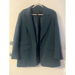 Banana Republic Women's Petite Basic Jacket Teal Green‎ Size 18